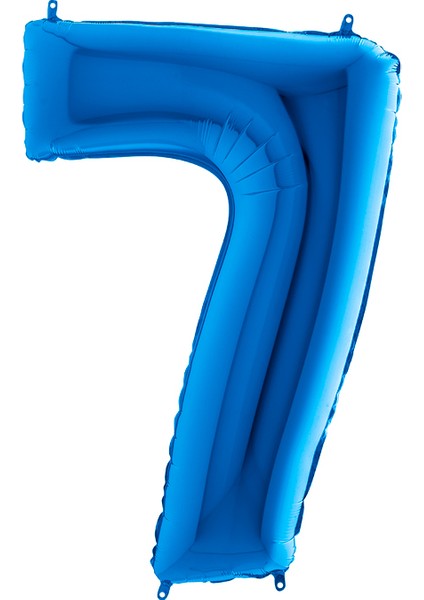 GRABO 7 Rakam Mavi Folyo Balon 40"