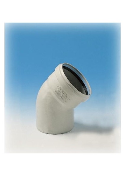 75X45 Pvc Açık Dirsek 3,2 mm