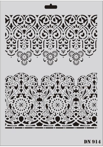 Dantel Seri DN-914 Stencil 35x25 cm