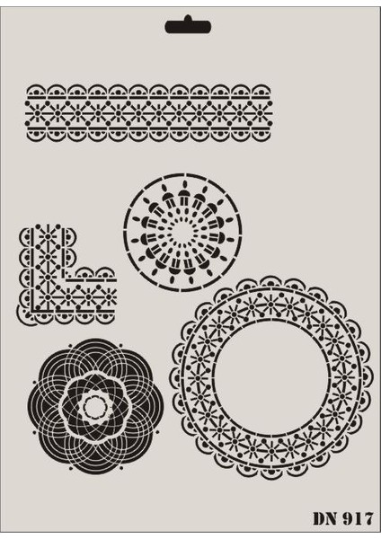 Dantel Seri DN-917 Stencil 35x25 cm