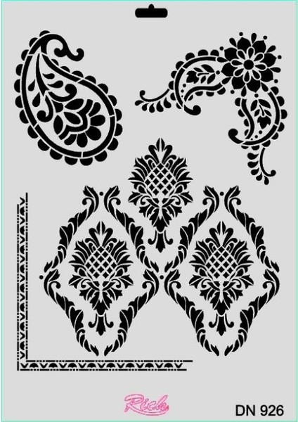 Dantel Seri DN-926 Stencil 35x25 cm