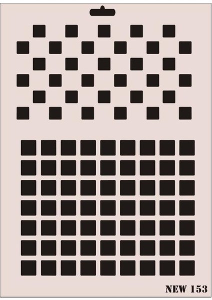New Seri N-153 Stencil 35x25 cm