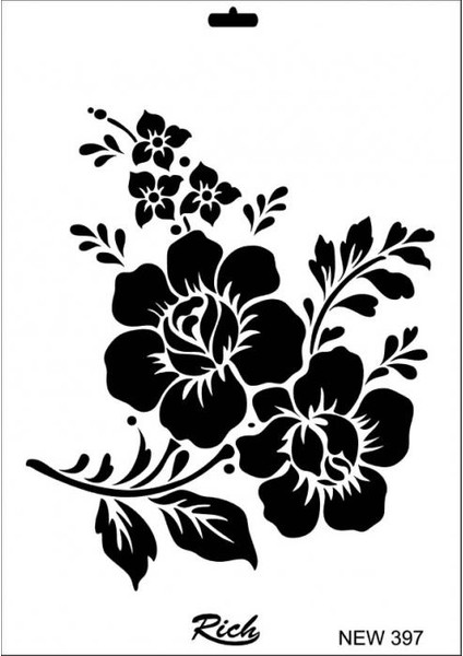 New Seri N-397 Stencil 35x25 cm