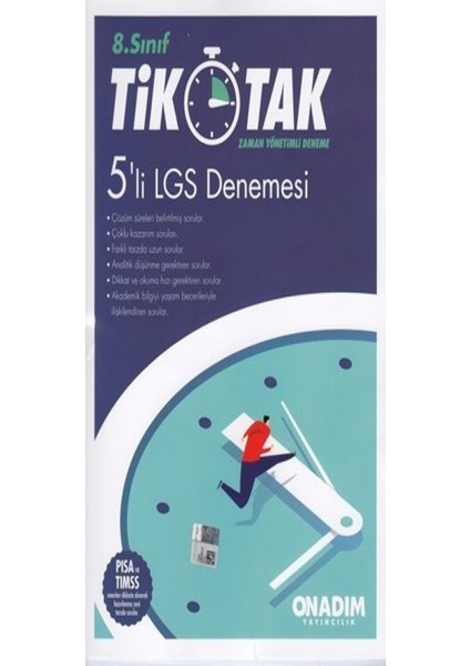 Onadım Yayıncılık Tik Tak 5'Ki Lgs Denemesi