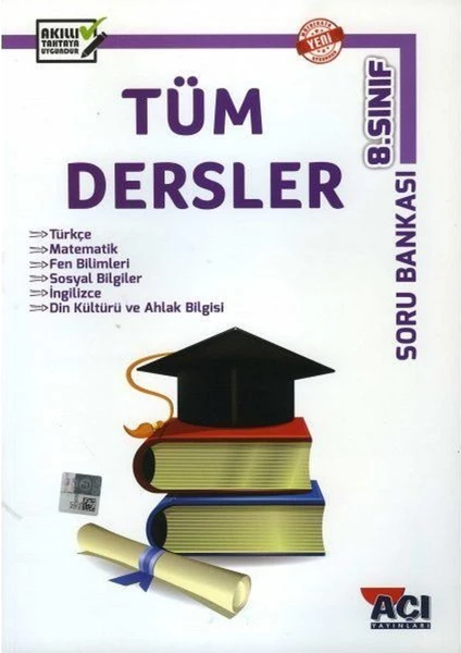 Açı Yayınları 8. Sınıf Tüm Dersler Soru Bankası