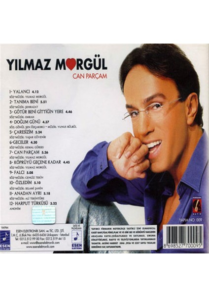 Yılmaz Morgül - Can Parçam Cd