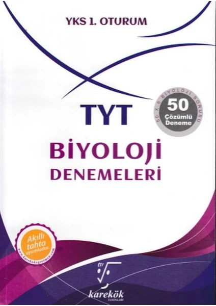 Karekök Yayıncılık TYT Biyoloji 50 Deneme