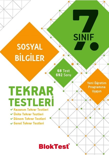 Tudem Yayınları 7 Sosyal Bilgiler Tekrar Testleri