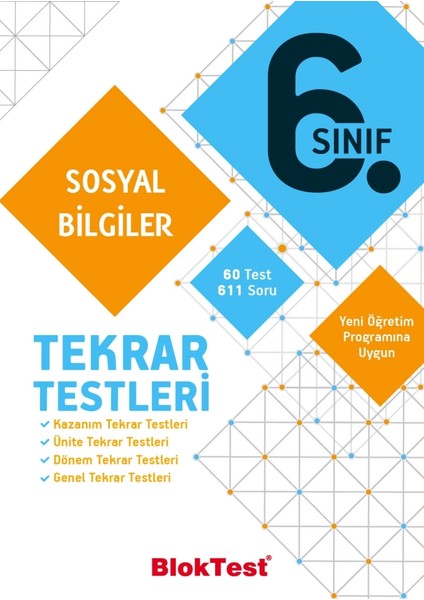 Tudem Yayınları 6 Sosyal Bilgiler Tekrar Testleri