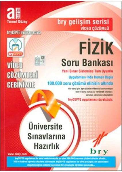 Bry Birey Eğitim Yayınları A Serisi Fizik Soru Bankası Temel Düzey