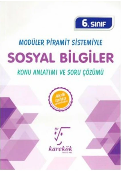 Karekök Yayıncılık 6. Sınıf Sosyal Bilgiler Kitabı