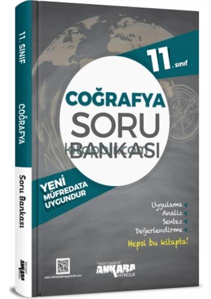 Ankara Yayıncılık 11.Sınıf Coğrafya Soru Bankası