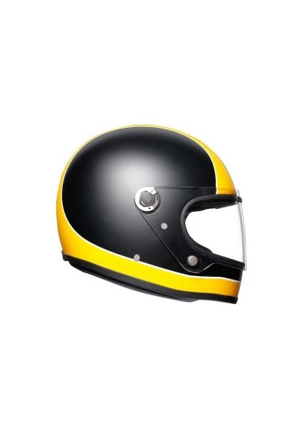 X3000 Multi Super Agv Matt Black/Yellow Kapalı Kask