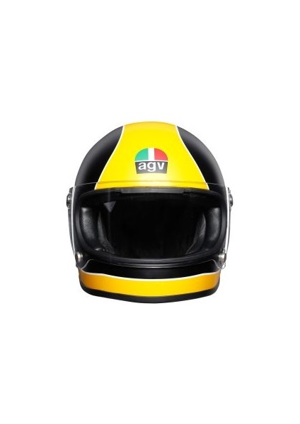 X3000 Multi Super Agv Matt Black/Yellow Kapalı Kask