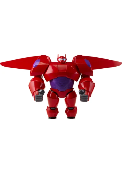 Big Hero 6 Ateş Çıkararak Uçan Baymax Ve Hiro