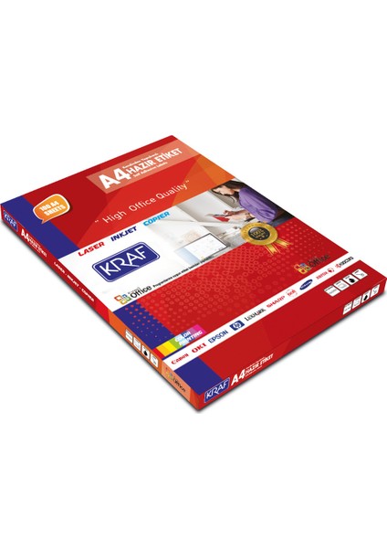 Kf 2065-1 Laser Etiket 38,1X21,2 Mm