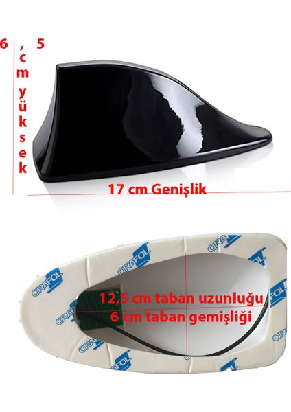 Toyota Auris Uyumlu Beyaz Shark Anten Köpek Balığı Anten modelleri