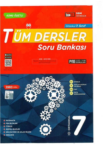 Tüm Dersler Soru Bankası 7. Sınıf