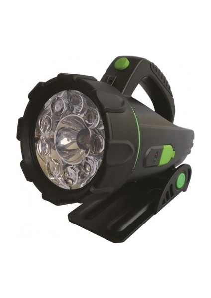 Lıghtorch Lt-26301 Şarjlı Halojen Ampullü El Feneri 9 Led'Li