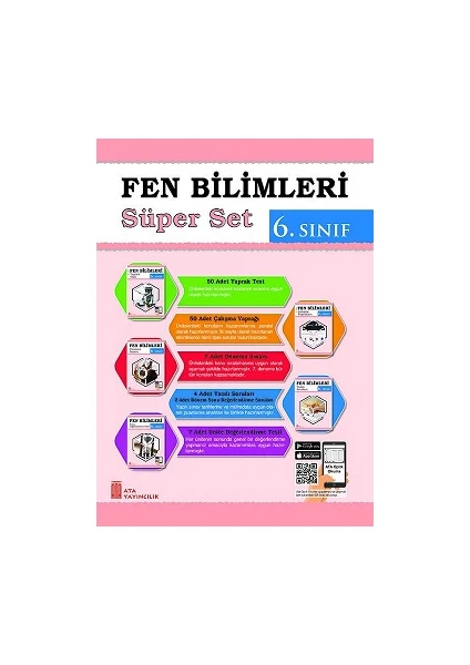 Ata Yayıncılık  6.Sınıf Fen Bilimleri  Set