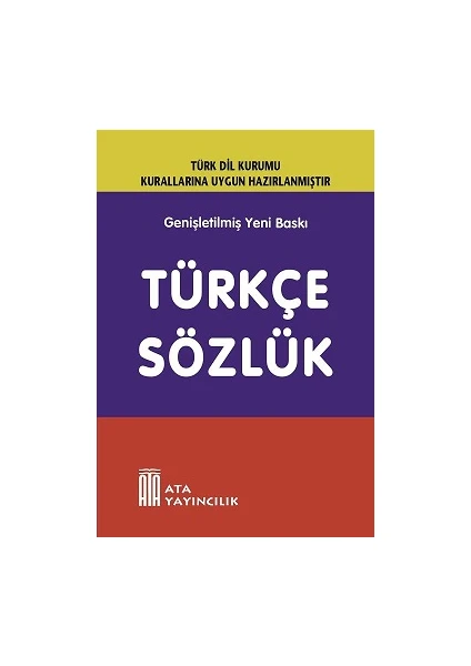 Ata Yayıncılık  Türkçe Sözlük (Sert Kapak)