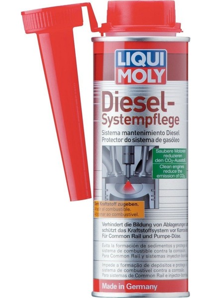 Liqui-Moly Dizel Sistem Ve Enjektör Temizleyici Yakıt Katkısı 250Ml (1 Koli 6 Adet)