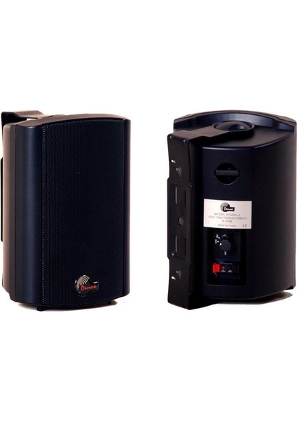 Studio 2B 4 İnç 150W 100V 8 Ohm Duvar Hoparlör Siyah - Takım