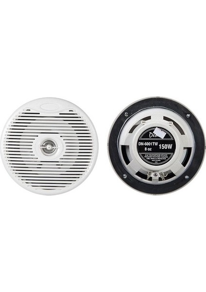Dn-6001 Tw 6.5 İnç 100W Max 8 Ohm Suya Dayanıklı Tavan Hoparlörü