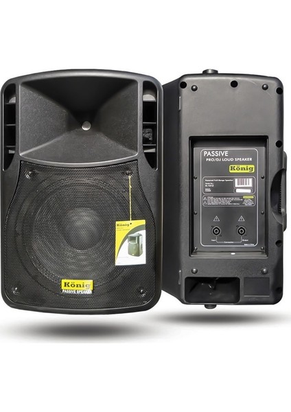 K-1508 - 8 İnç 350W Peak 8Ohm Pasif Kabin Hoparlör