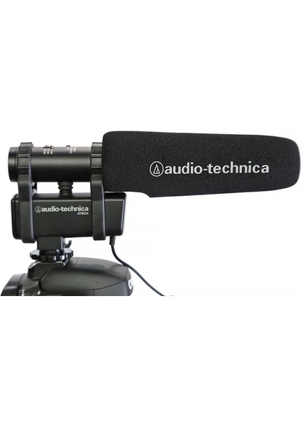 Audio Technica At8024 Stereomono Camera Mount Condenser Microphone