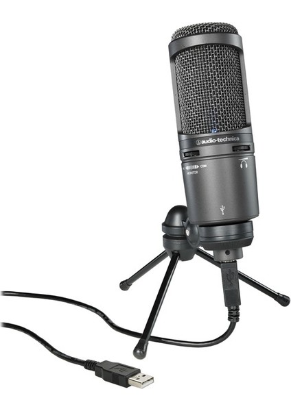 Audio Technica At2020Usb+ Cardioid Condenser Usb Microphone