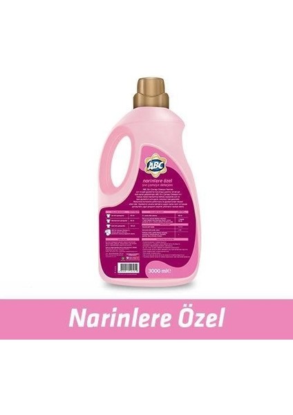 Narinlere Özel Sıvı Deterjan 3 lt 3'lü Set