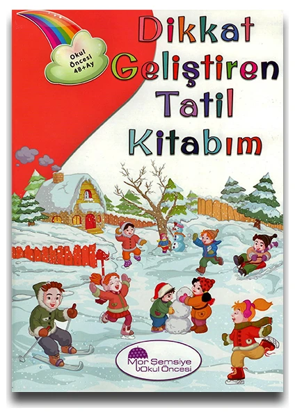 Mor Şemsiye Dikkat Geliştiren Tatil Kitabım