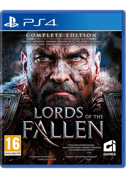 Ci Games Lords Of The Fallen Complete Edition PS4