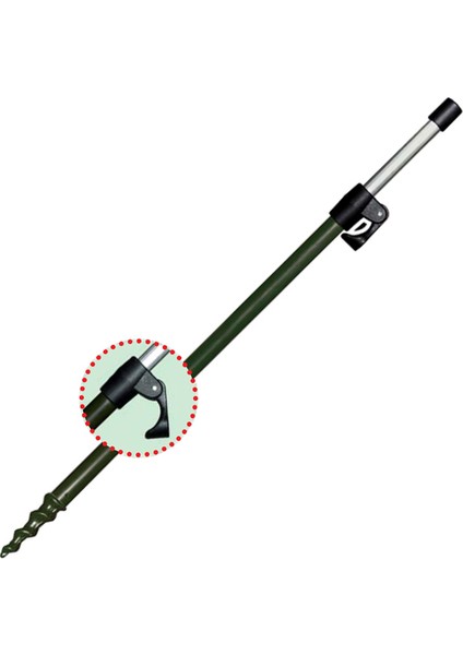 0925 Tel. Alu Bank Stick 60-100 Cm