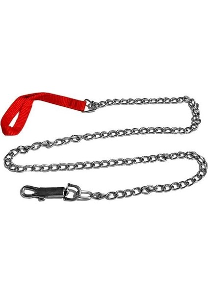 Köpek Gezdirme Zinciri 4Mm/120 Cm Kırmızı