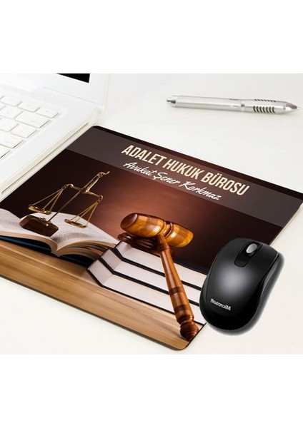 Hukukçulara Özel İsim Yazılı Mousepad