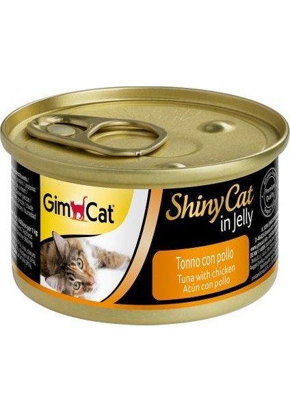 Shinycat Kedi Konservesi Tuna balıklı Tavuklu 70gr