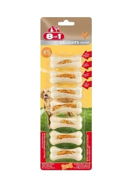 Delights Strong Köpek Ödül Kemiği Xs 7' li