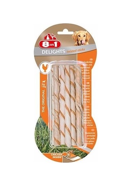 Delights Bones Köpekler İçin Twested Sticks 10 Lu
