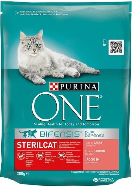 One Somonlu Kısırlaştırılmış Kedi Maması 800 gr