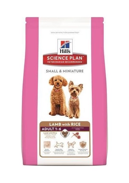 Adult Small Küçük Irk Kuzulu Yetişkin Köpek Maması 1,5 kg