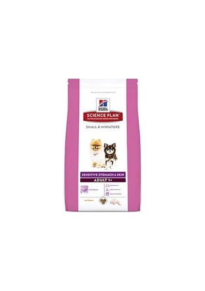 Adult Sensitive Küçük Irk Tavuklu Yetişkin Köpek Maması 1,5 kg