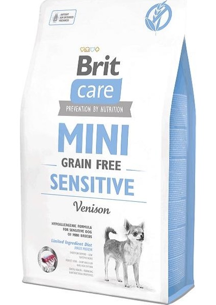 Brit Care Tahılsız Mini Hassas Geyikli Köpek Maması 2 kg