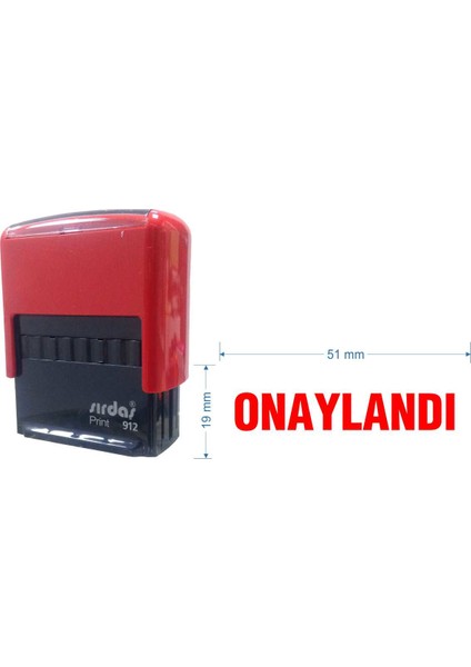 912 Kaşe Kırmızı makine Kırmızı Keçe "ONAYLANDI" yazısı ile beraber fiyatları