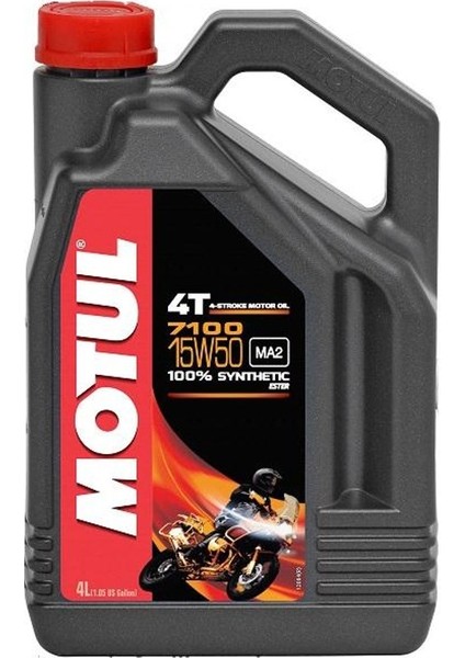 Motor Yağı Motul 7100 15W50 4T 4Lt