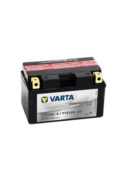 Varta Ttz10S-Bs 12V 9Ah Akü Yamaha R6 Mt-07 Bmw S1000Rr Honda Cbf500 Cbf600 Cbf900 Cb600F Cbr600 Ktm Duke 640 690