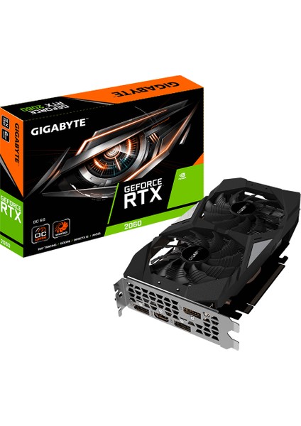 Nvidia GeForce RTX 2060 OC 6GB 192Bit GDDR6 (DX12) PCI-E 3.0 Ekran Kartı (GV-N2060OC-6GD)