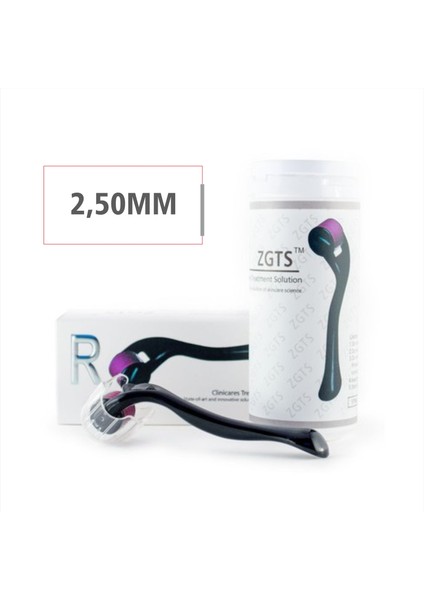 Zgts Dermaroller 540 İğne Titanyum Derma Roller 2,50mm