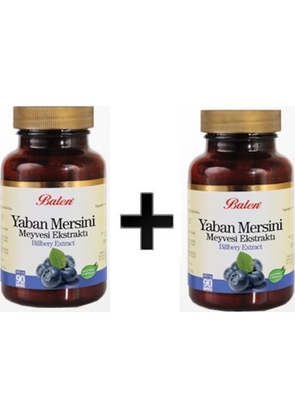 Yaban Mersini Ekstraktı 90 Kapsül 2 Adet